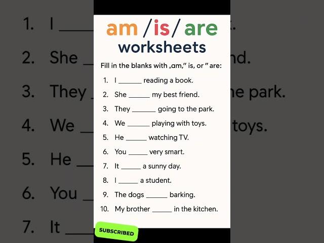 Grammar Made Easy ! Basic English Worksheet #MindSpark 4U No More Grammar Worries 