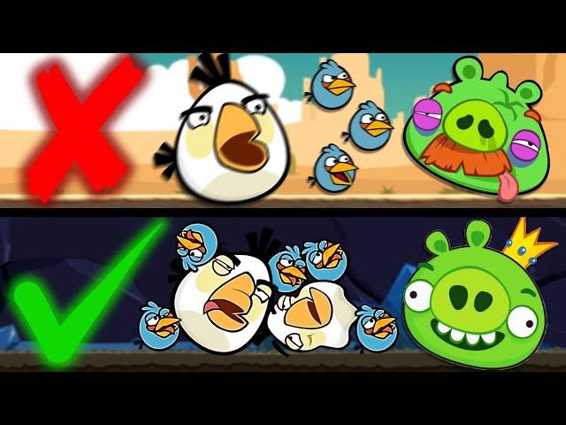 Can you beat Angry Birds WITHOUT Bird Powers?! | Part 2