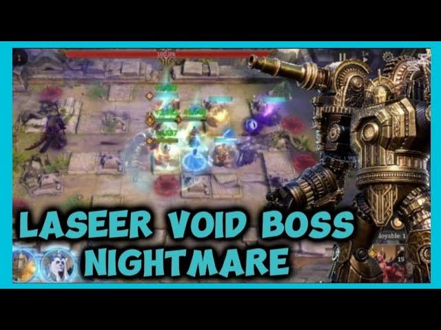 Laseer Void Boss, Nightmare Difficulty. Simple strategy. Watcher of Realms.