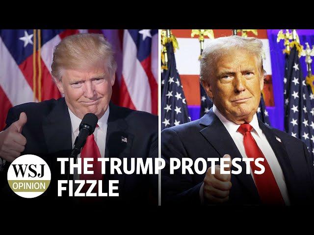 The Trump Protests Fizzle