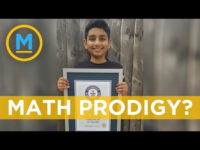 10-year-old sets Guinness World Record with lightning-fast math | Your Morning