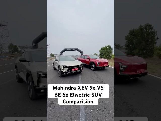 Mahindra XEV 9e VS Be 6e Comparison  #Mahindra #Reel #Indiantorque #BE6e #XEV9e