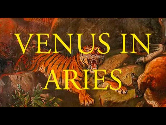 ARIES IN LOVE (VENUS)