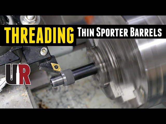 Threading a THIN Sporter Barrel for a Suppressor (30-06 Example)