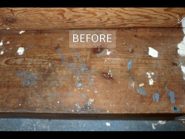 Stripping Old Varnish & Paint Mess From Wood