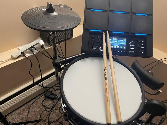 My Alesis Strike Multipad mini-kit and setup #alesisdrums #alesisstrike @AlesisVideo