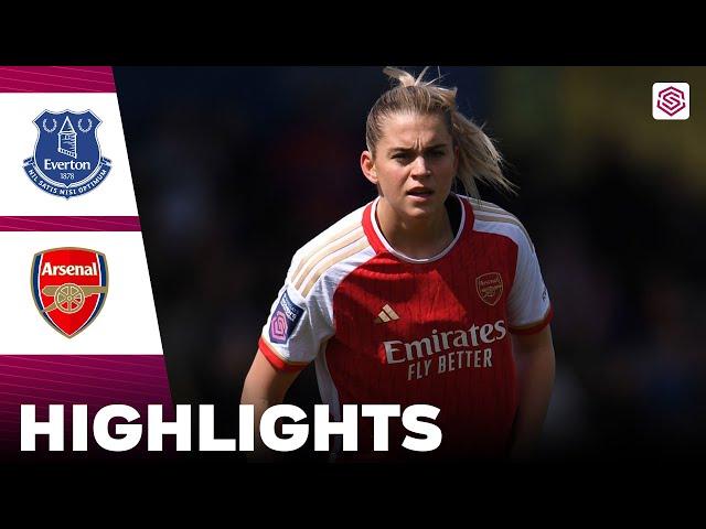 Arsenal vs Everton | Highlights | FA Women's Super League 28-04-2024