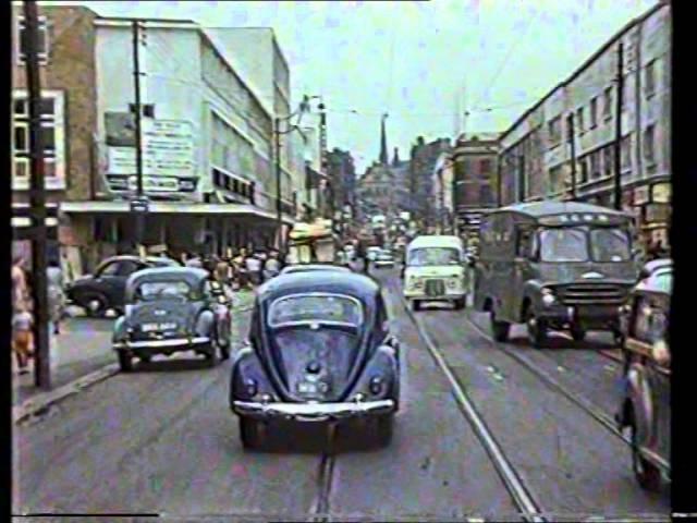 Old Sheffield Tram Footage - STD The Changing scene