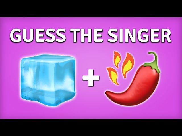 Guess the Famous Singer by Emoji...!  | Musicians Quiz