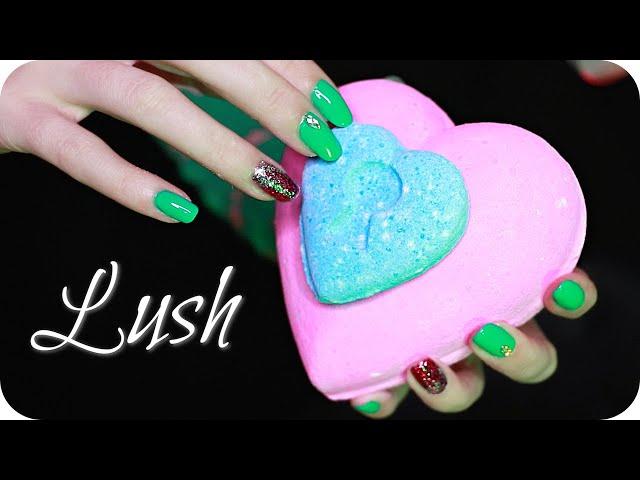 ASMR Lush Unboxing  Deep Ear Whisper, Lid Sounds, Scratching, Tapping, Cork Sounds, Label Reading +