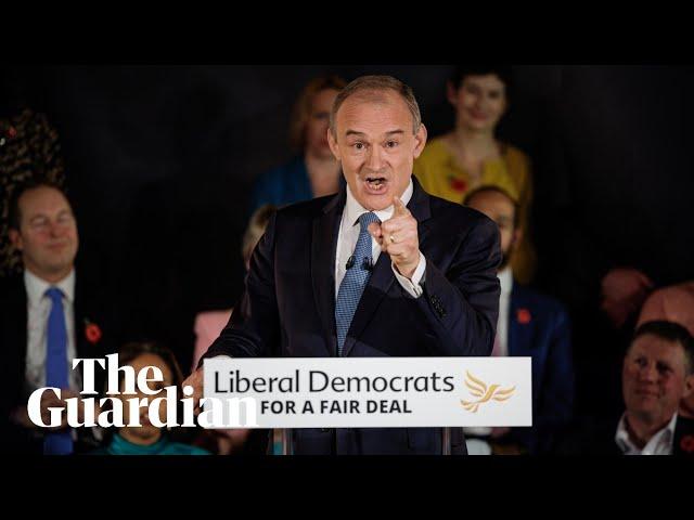 Conservatives are party of chaos, says Lib Dem leader Ed Davey