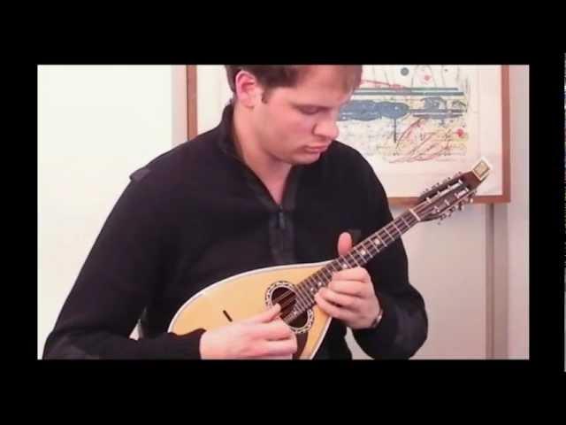 RAFFAELE CALACE - GRAN PRELUDIO Op.175 for mandolin solo performed by SEBASTIAAN DE GREBBER