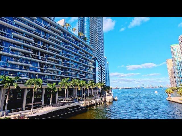 Downtown Miami 2024 Walking Tour in 4K - Miami, Florida