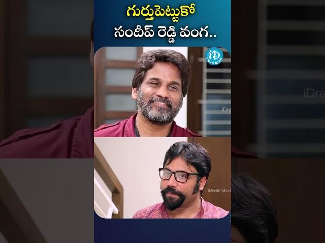 Sandeep Reddy Vanga Interview | iDream Filmnagar