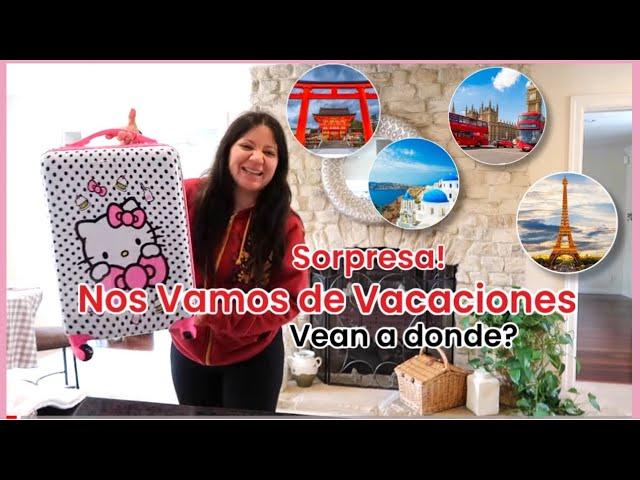 SORPRESA ️ NOS VAMOS DE VACACIONES | VEAN A DONDE VAMOS | COMPRAS PARA LAS VACACIONES | VLOG