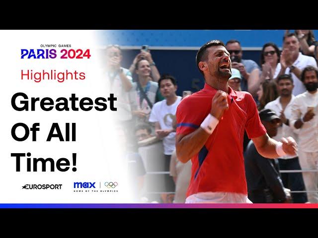 Novak Djokovic DEFEATS Carlos Alcaraz in Tie Break Decider   Men's Singles Final #Paris2024