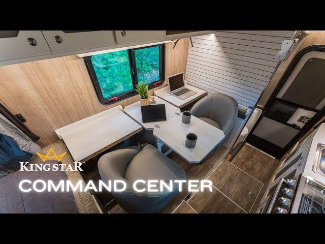 Kingstar Command Center - The Ultimate Digital Nomad Truck Camper Floorplan