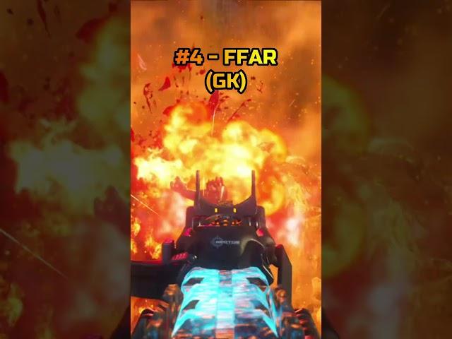 Top 5 Map Exclusive Weapons in Bo3 Zombies | #shorts #gaming #top5