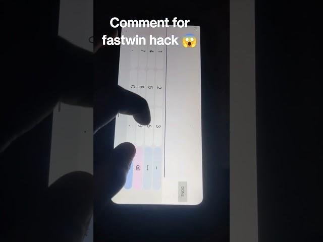 using fastwin hack on live#shorts#youtube#trading#fastwinhack