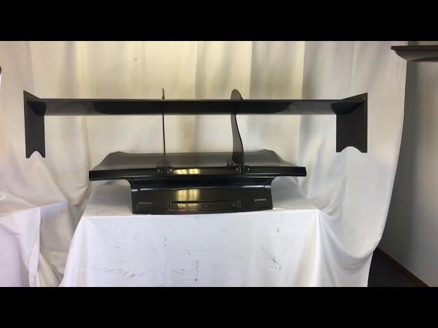 AJ Hartman Aero S550 Mustang Carbon Fiber Trunk and Wing kit