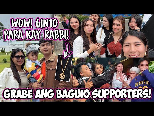 GRABE ANG BAGUIO SUPPORTERS! MAY GINTONG REGALO PA PARA KAY RABBI! | Jacq Tapia