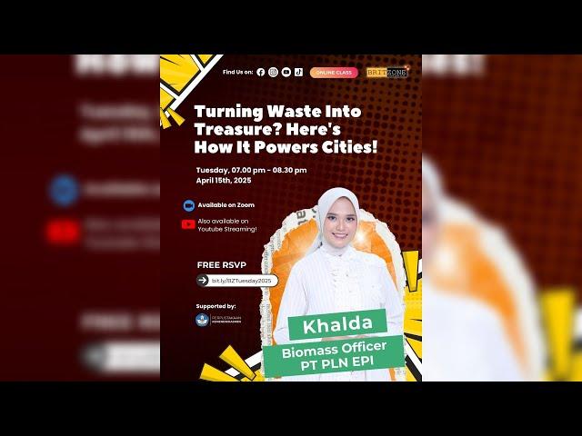 BZ Tuesday Class Live - Turning Waste Into Treasure? Here's How It Powers Cities!