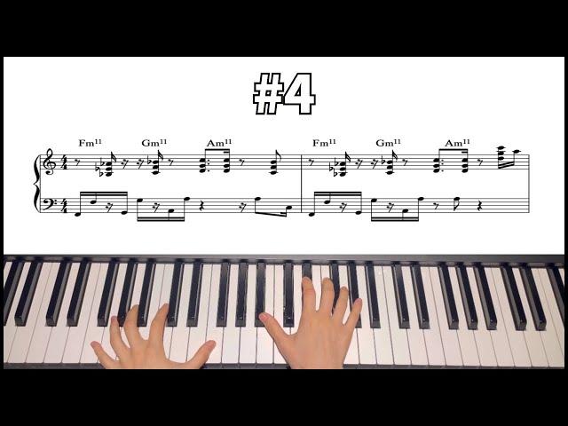 신디사이저를 위한 5가지 리듬 패턴 | Funk Piano 5 Riff (+악보 무료 공유!)