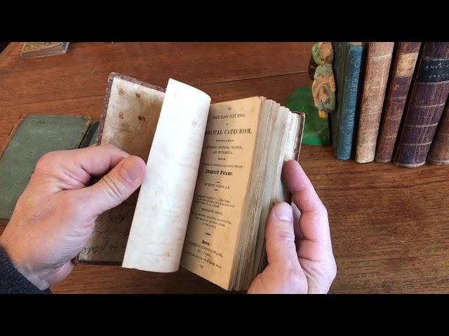 Educational school books 1800's collection 10 old books Noah Webster Geology