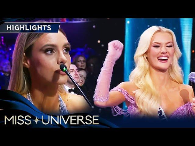 WATCH: Top 5 Question-and-Answer Round | Miss Universe 2024