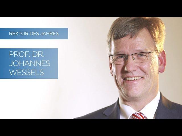 Rektor des Jahres - Prof. Dr. Johannes Wessels