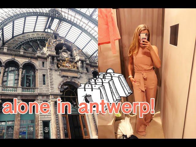 a full day of shopping in antwerp, belgium {vlog + HAUL!}| single girl's guide to antwerp