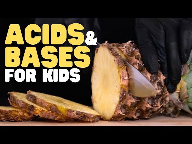 Acids and Bases for Kids | Learn the difference between an acid and a base