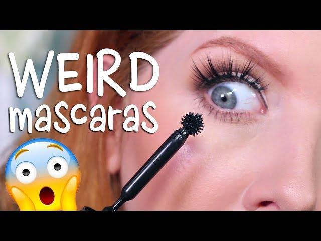 Testing WEIRD & SCARY Looking Mascaras | Good or Gimmick?