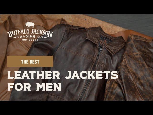 The Best Leather Jackets for Men by Buffalo Jackson