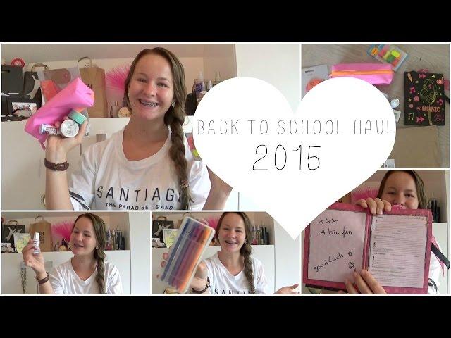 BACK TO SCHOOL HAUL 2015 | ThingsJuliaLoves️