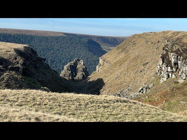 Crook Hill to Alport Castles & Gloster Meteor RA 487 Debris