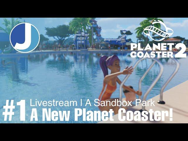 We're Making A Splash! | Planet Coaster 2 | Joetopia | Livestream | Episode 1