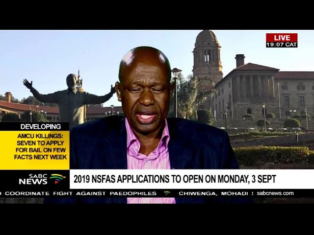 2019 NSFAS applications open on Monday