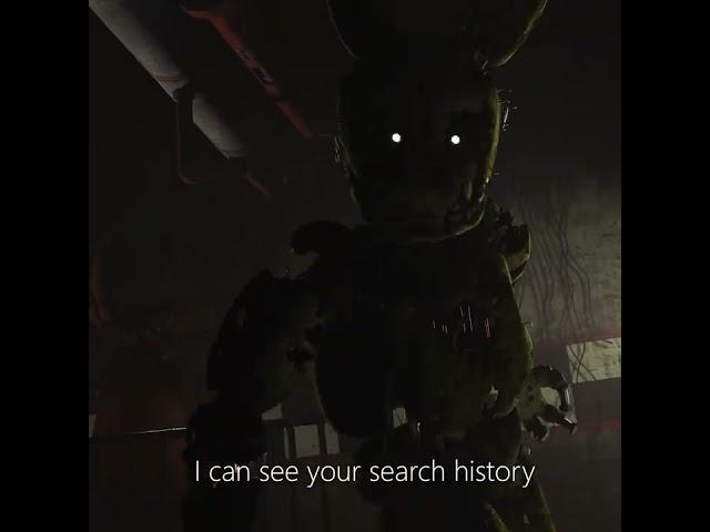 Springtrap can see Gregory's search history | FNAF Animation