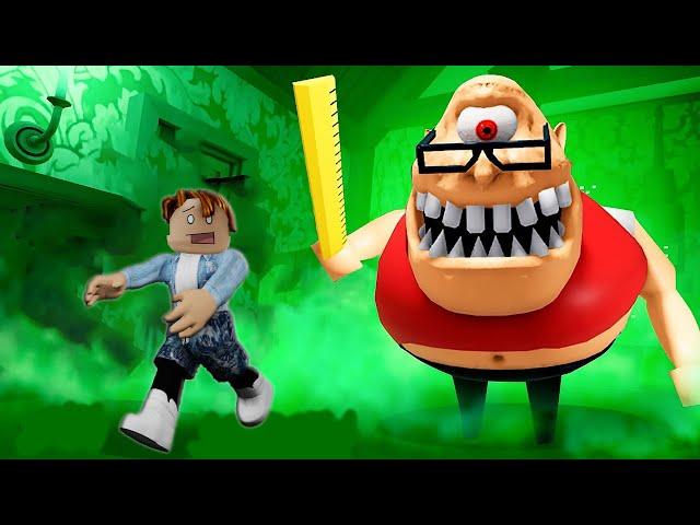 СТРАШНЫЙ МИСТЕР СТИНКИ ОХОТИТСЯ НА НАС! ПОБЕГ ИЗ ШКОЛЫ ЦИКЛОПОВ В ROBLOX