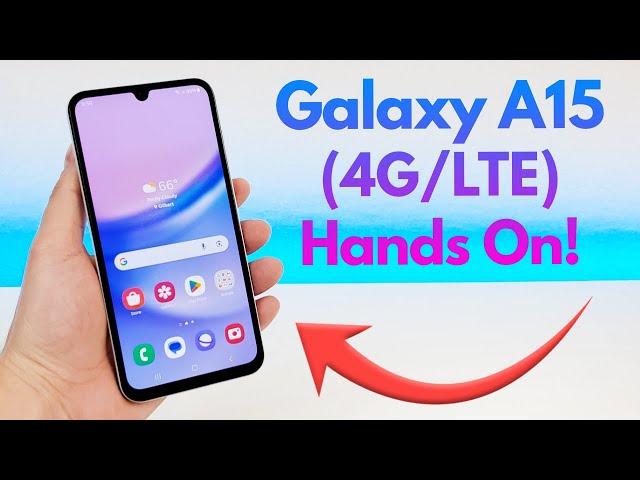 Samsung Galaxy A15 (4G/LTE) - Hands On & First Impressions!