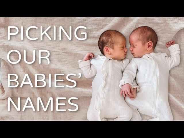 HOW WE PICKED OUR BABIES' NAMES | BABY GIRL COMES HOME FROM THE NICU