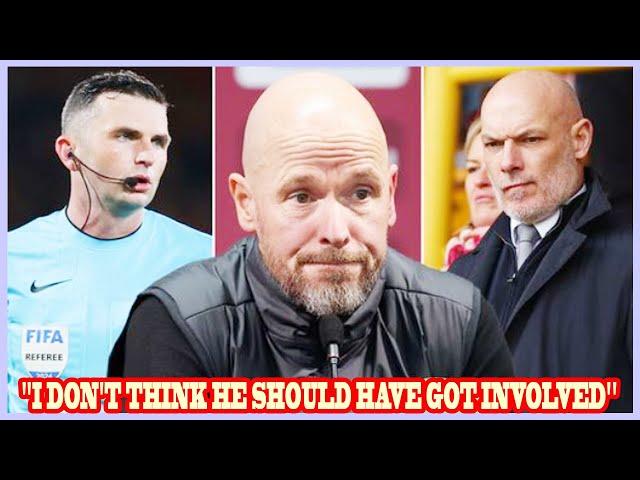 Howard Webb criticises Michael Oliver for decision that cost Erik ten Hag his Man Utd job