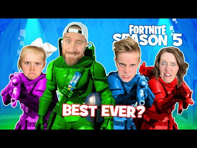 The BEST Fortnite FAMILY!? FORTNITE Season 5 BEGINS! |  K-CITY GAMING