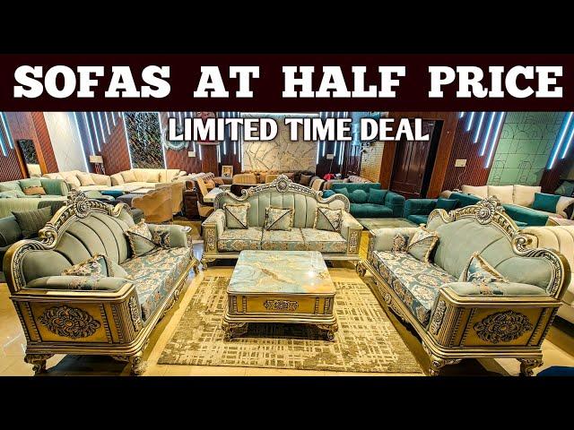 Sofa Sets at Half Price in Cheapest Furniture Market in Delhi | Sofa Sets Beds Chairs Center Table