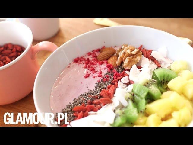 Ciastka z kremem x Glamour.pl | Przepis na  Açaí Bowl 