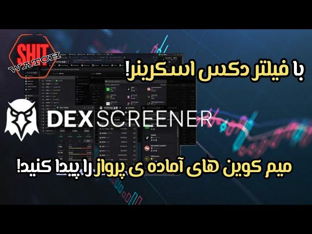 میم کوین های آماده ی پرواز را پیدا کنید با فیلتر دکس اسکرینر!