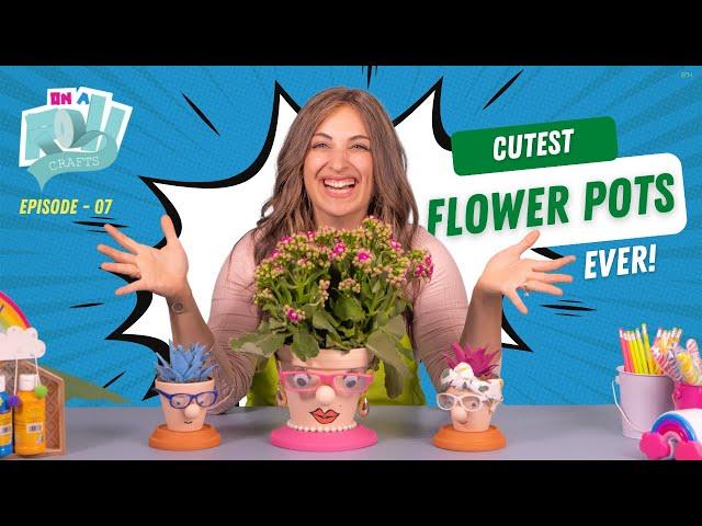 Cutest Flower Pot Faces | Planter Pot Face |  DIY Pot People | Plant Decor Ideas