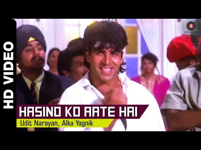 Hasino Ko Aate Hai Full Video | Lahu Ke Do Rang (1997) | Akshay Kumar & Karishma Kapoor