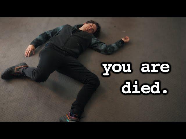 when the death scene takes too long